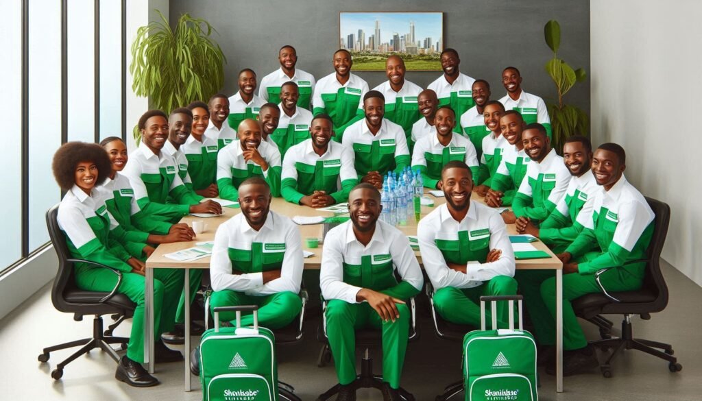 a team of cleaners
