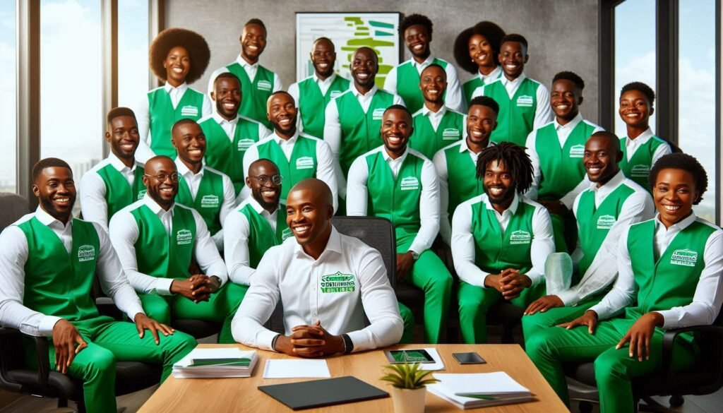 team of professional cleaners